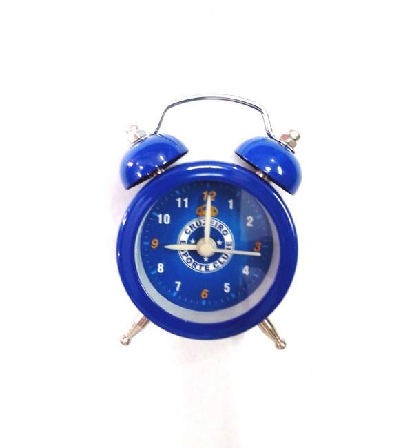 RELÓGIO DESPERTADOR MINI DE METAL CRUZEIRO 7 cm